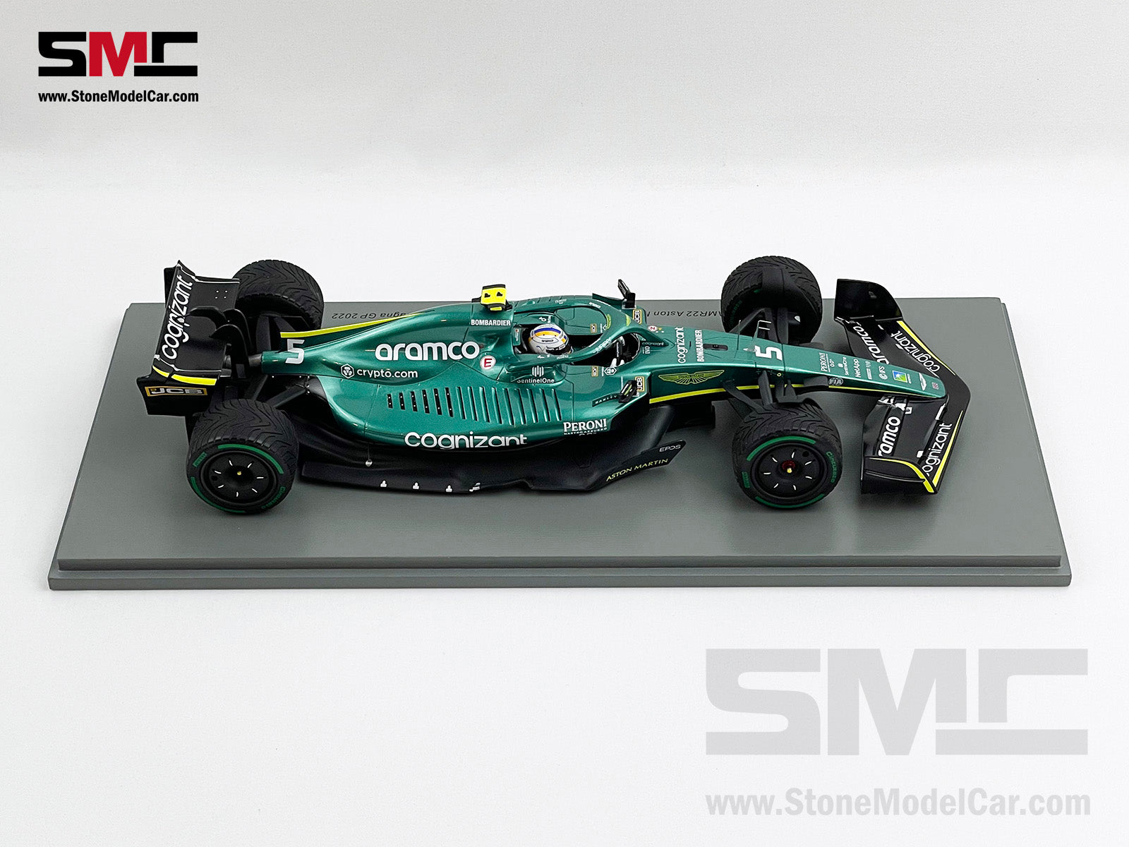 Aston Martin Mercedes AMR22 18 Lance Stroll F1 Emilie Romagne 2022 Spark  S8532 - Miniatures Autos Motos