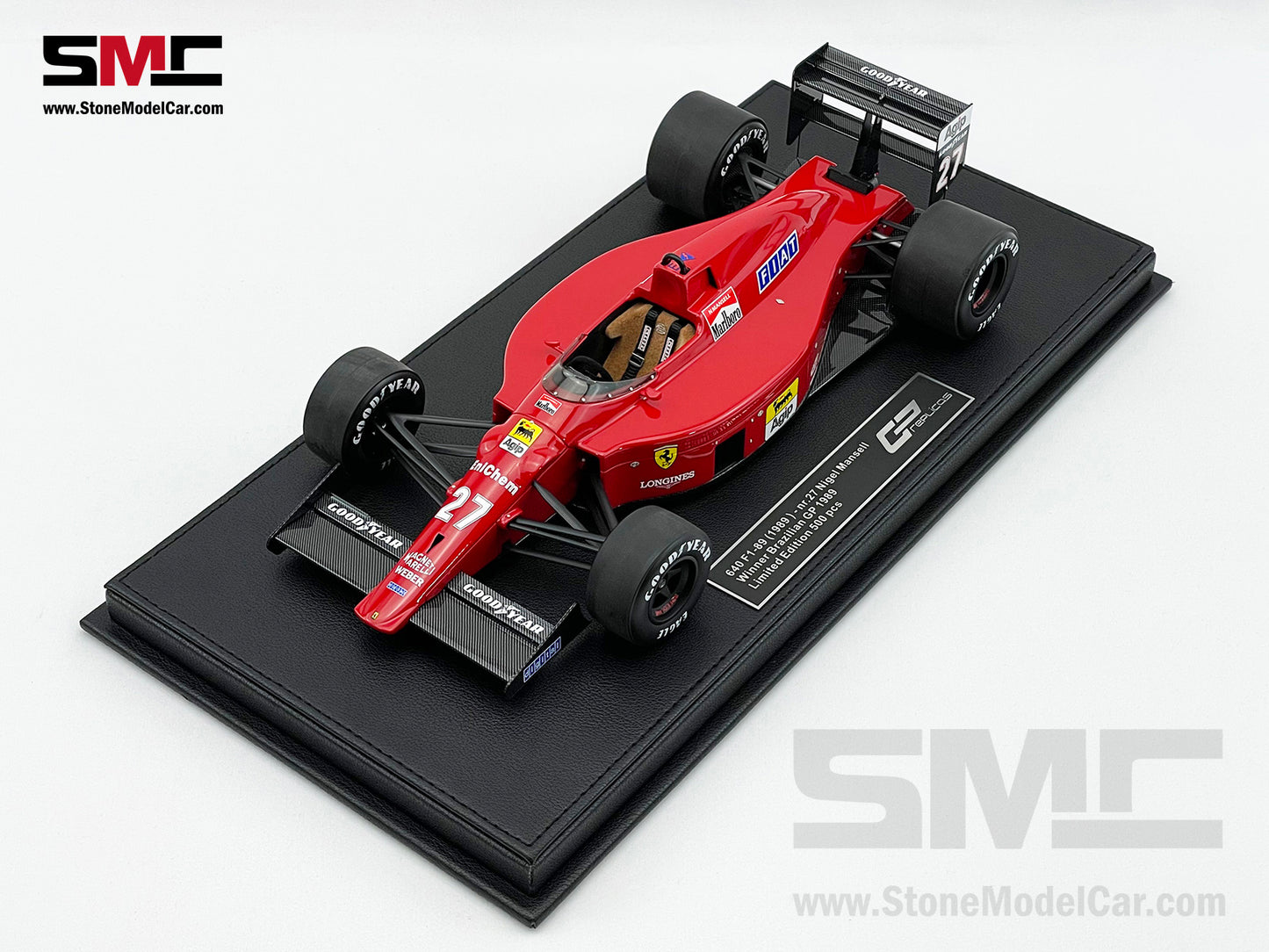 Ferrari F1 640 F1-89 #27 Nigel Mansell Brazil GP Winner 1989 GP Replicas 1:18 GP144A