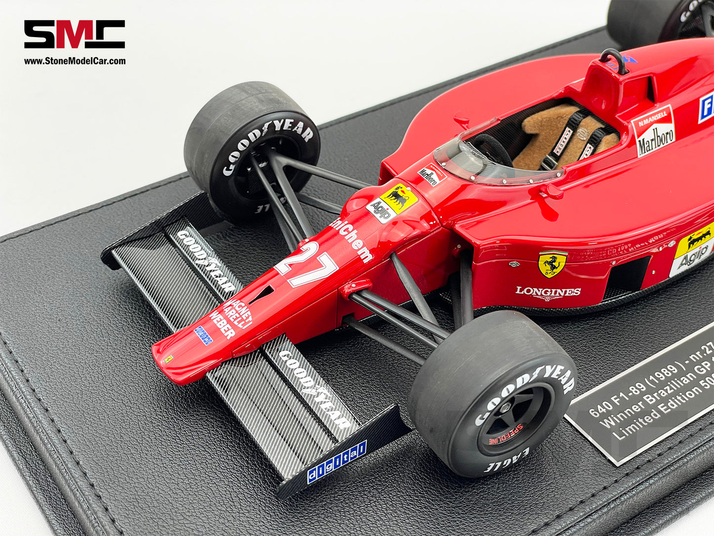 Ferrari F1 640 F1-89 #27 Nigel Mansell Brazil GP Winner 1989 GP Replicas 1:18 GP144A