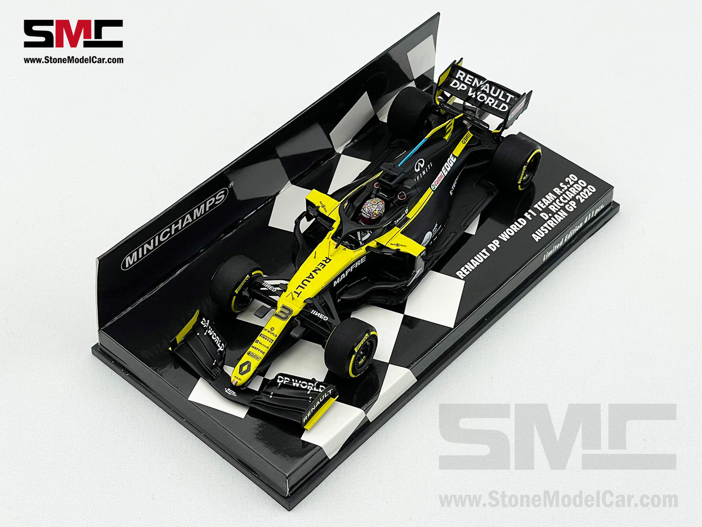 Renault DP World F1 R.S.20 #3 Daniel Ricciardo Austria GP 2020 1:43 MINICHAMPS
