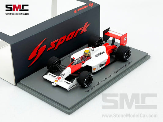 Mclaren F1 MP4/4 Ayrton Senna Japan 1988 World Champion 1:43 Spark S5397