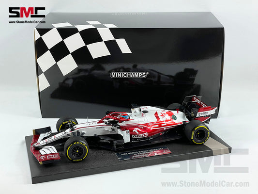 Alfa Romeo F1 C41 #7 Kimi Raikkonen Bahrain 2021 Last Career 1:18 MINICHAMPS