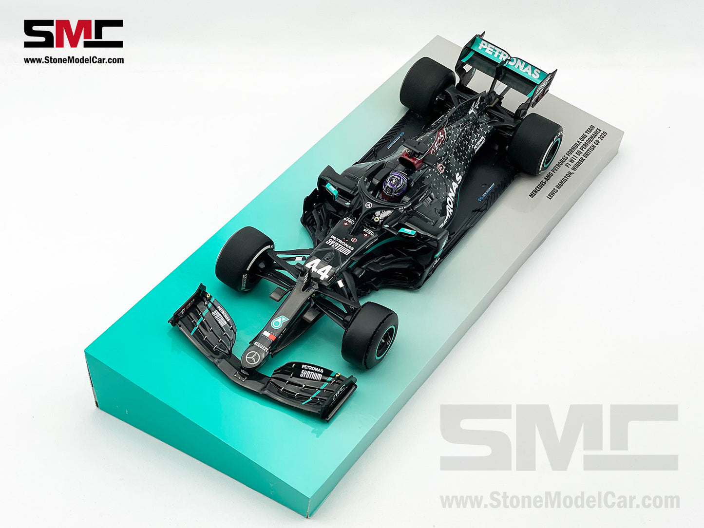2020 7x World Champion Mercedes F1 W11 #44 Lewis Hamilton British GP 1:18 MINICHAMPS
