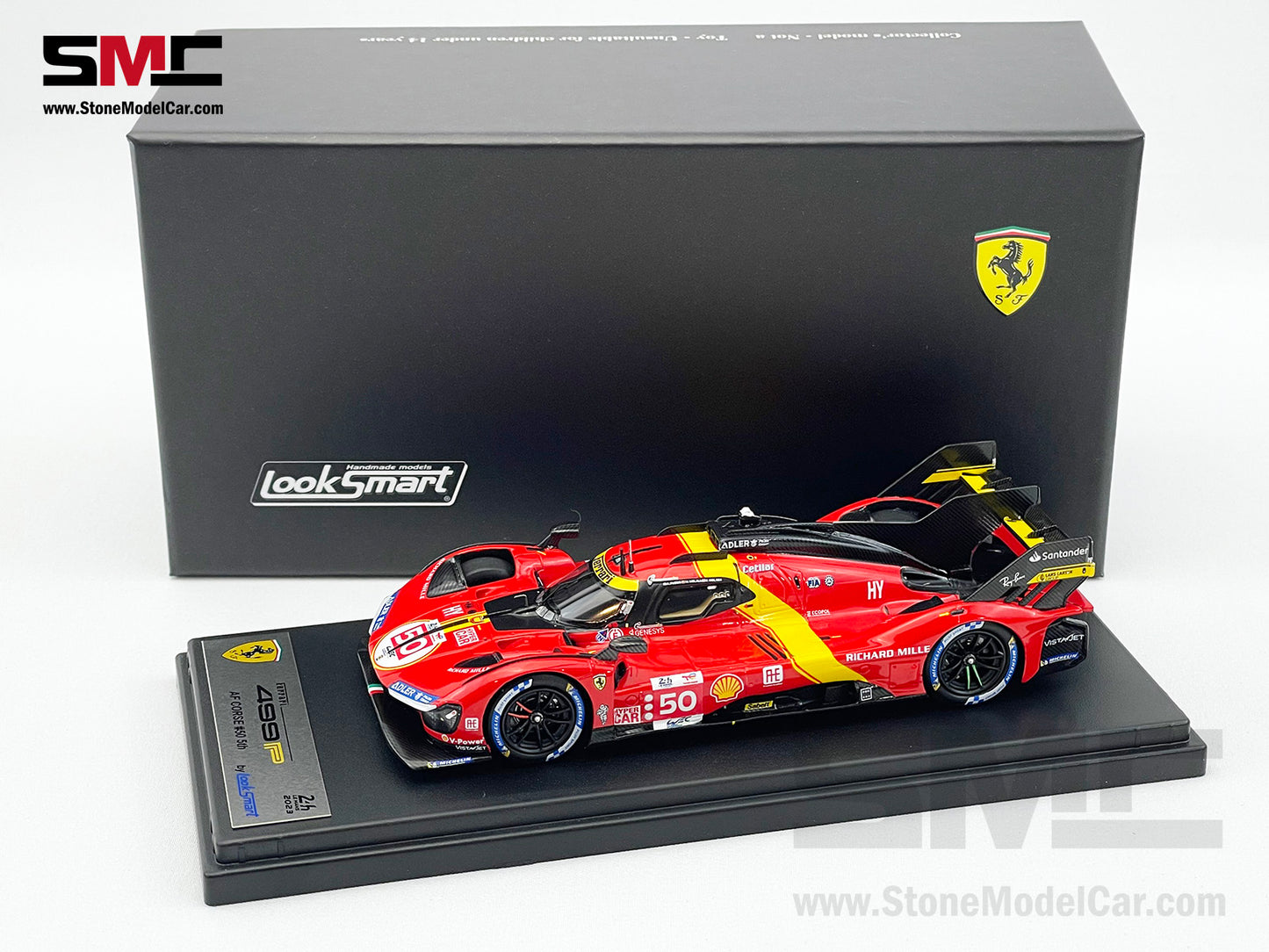 Ferrari 499P #50 AF CORSE Pole Position 24H Le Mans 2023 Looksmart 1:43 LSLM161