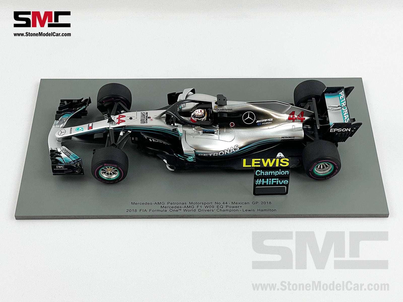 2018 5x World Champion Mercedes F1 W09 #44 Lewis Hamilton Mexico GP 1: –  Stone Model