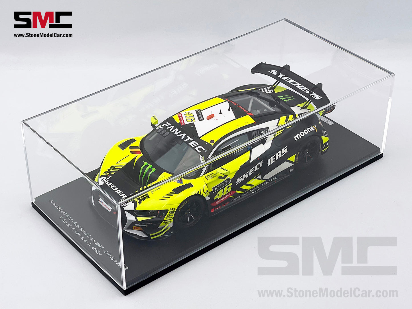 Audi Team WRT R8 LMS GT3 #46 Valentino Rossi 24h Spa 2022 1:18 Spark Limited