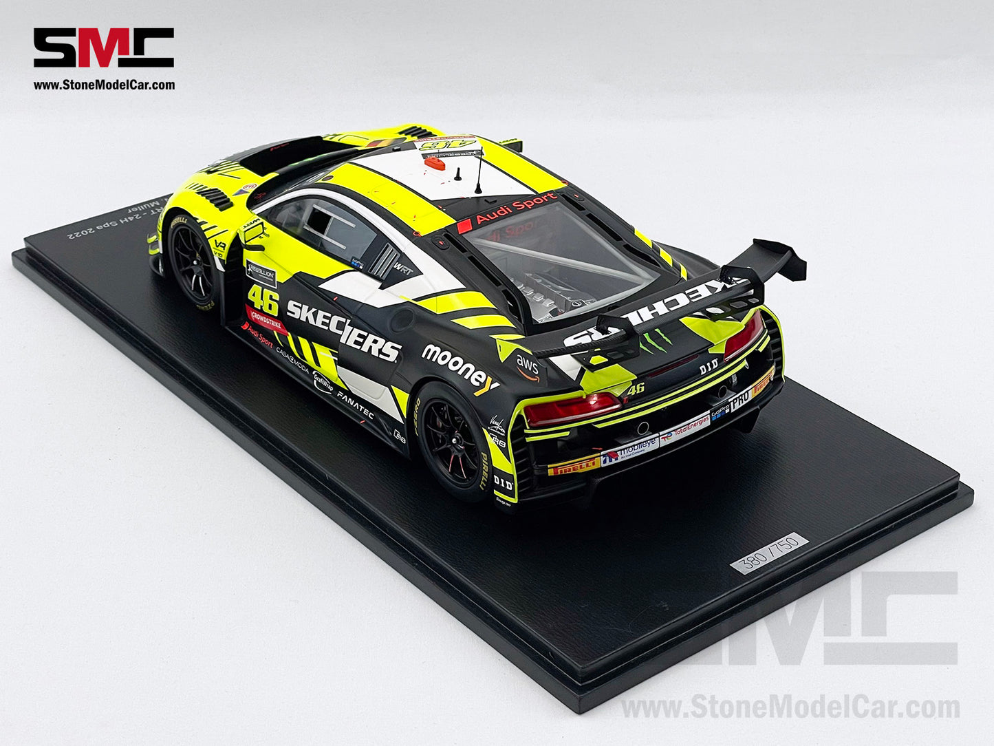 Audi Team WRT R8 LMS GT3 #46 Valentino Rossi 24h Spa 2022 1:18 Spark Limited