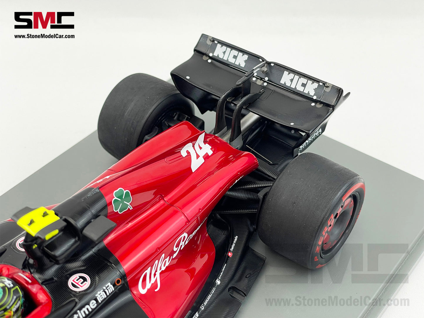 Alfa Romeo Sauber F1 C43 #24 Zhou Guanyu 9th Australian GP 2023 Spark 1:18 18S879