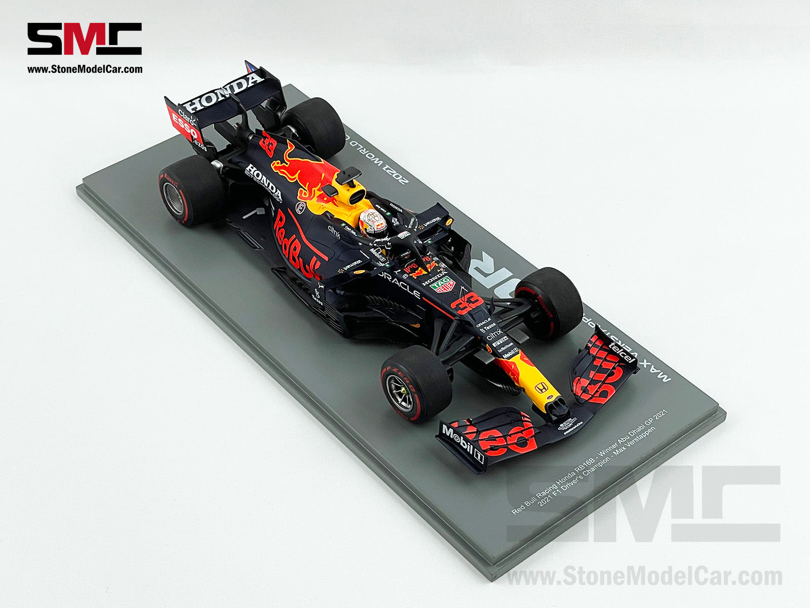 2021 F1 World Champion #33 Max Verstappen Red Bull RB16B Abu Dhabi GP