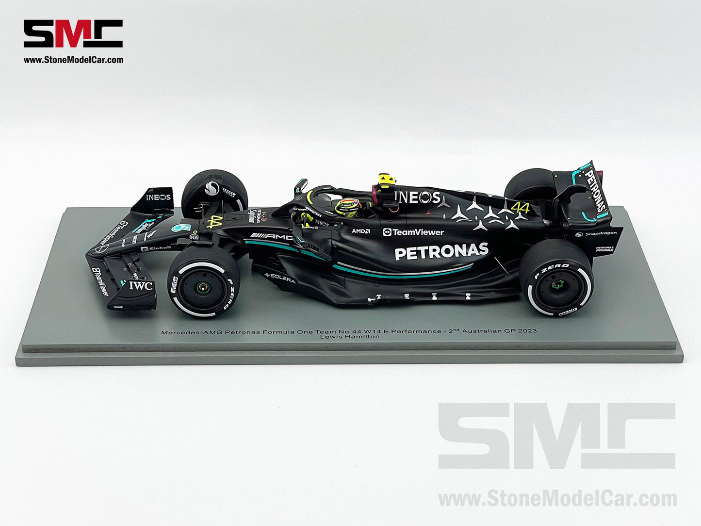 Mercedes F1 W14 #44 Lewis Hamilton 2nd Australian GP 2023 Spark 1:18 18S876