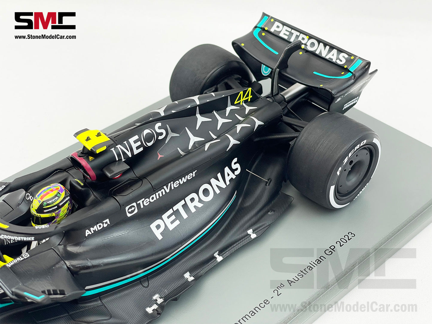 Mercedes F1 W14 #44 Lewis Hamilton 2nd Australian GP 2023 Spark 1:18 18S876