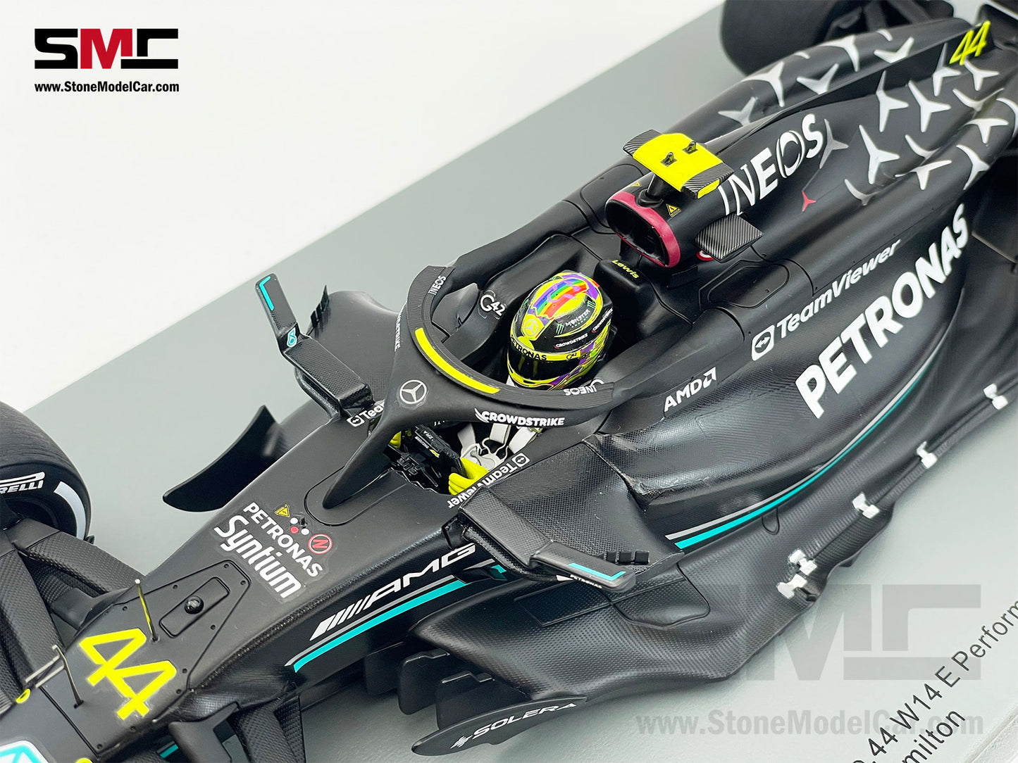 Mercedes F1 W14 #44 Lewis Hamilton 2nd Australian GP 2023 Spark 1:18 18S876