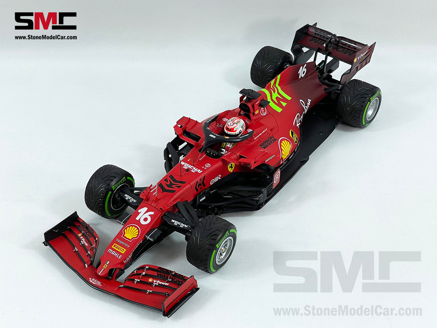 Ferrari F1 SF21 #16 Charles Leclerc Emilia Romagna GP 2021 1:18 BBR with MW Decal