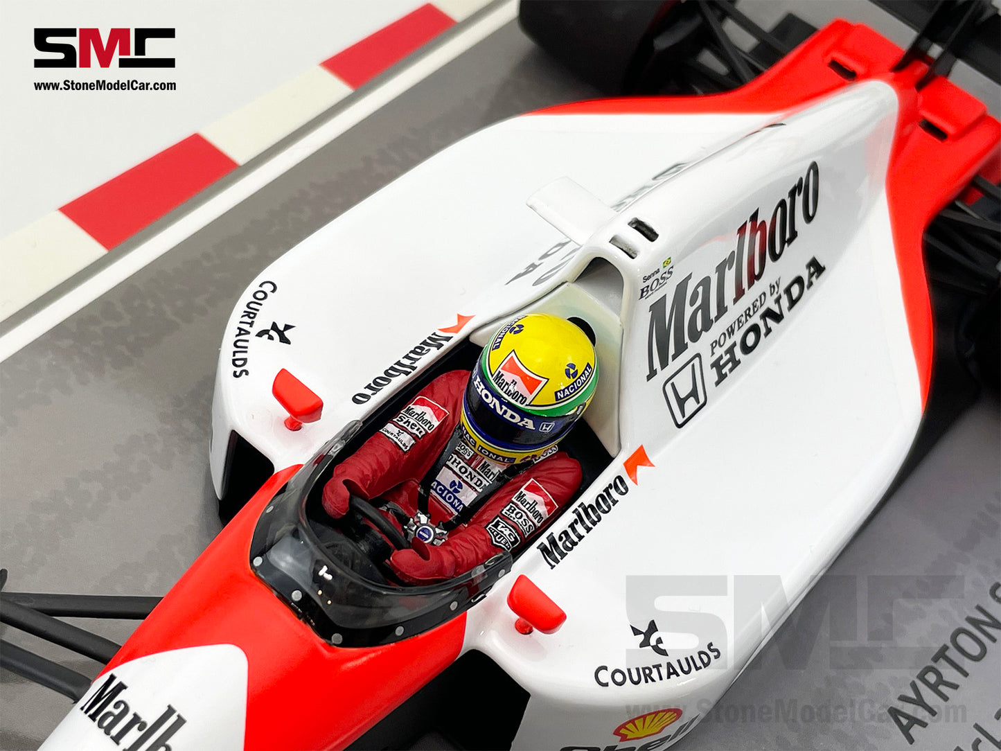 Mclaren F1 MP4/6 #1 Ayrton Senna 1991 World Champion 1:18 MINICHAMPS with Decal