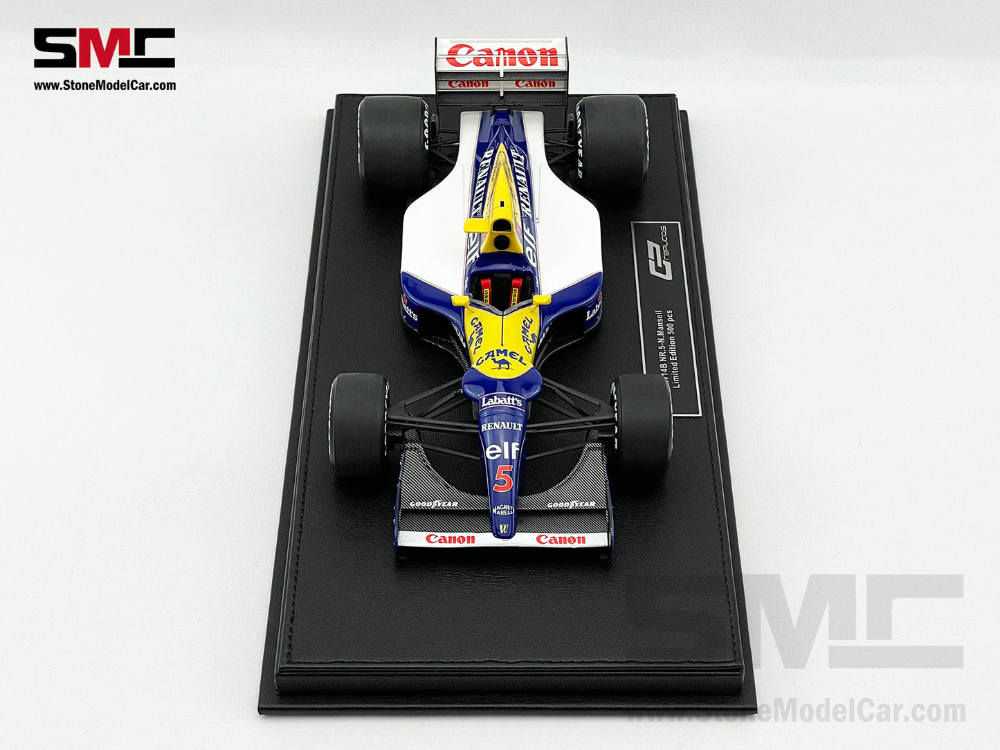 Williams F1 FW14B #5 Nigel Mansell 1992 World Champion 1:18 GP Replicas with CAMEL Decal