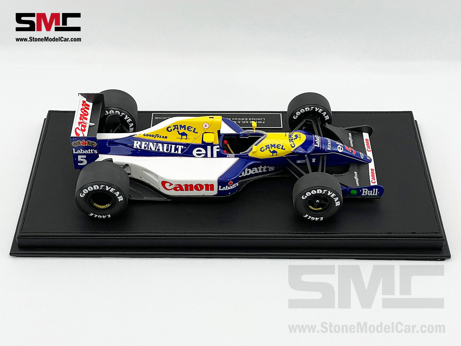 Williams F1 FW14B #5 Nigel Mansell 1992 World Champion 1:18 GP Replicas  with CAMEL Decal