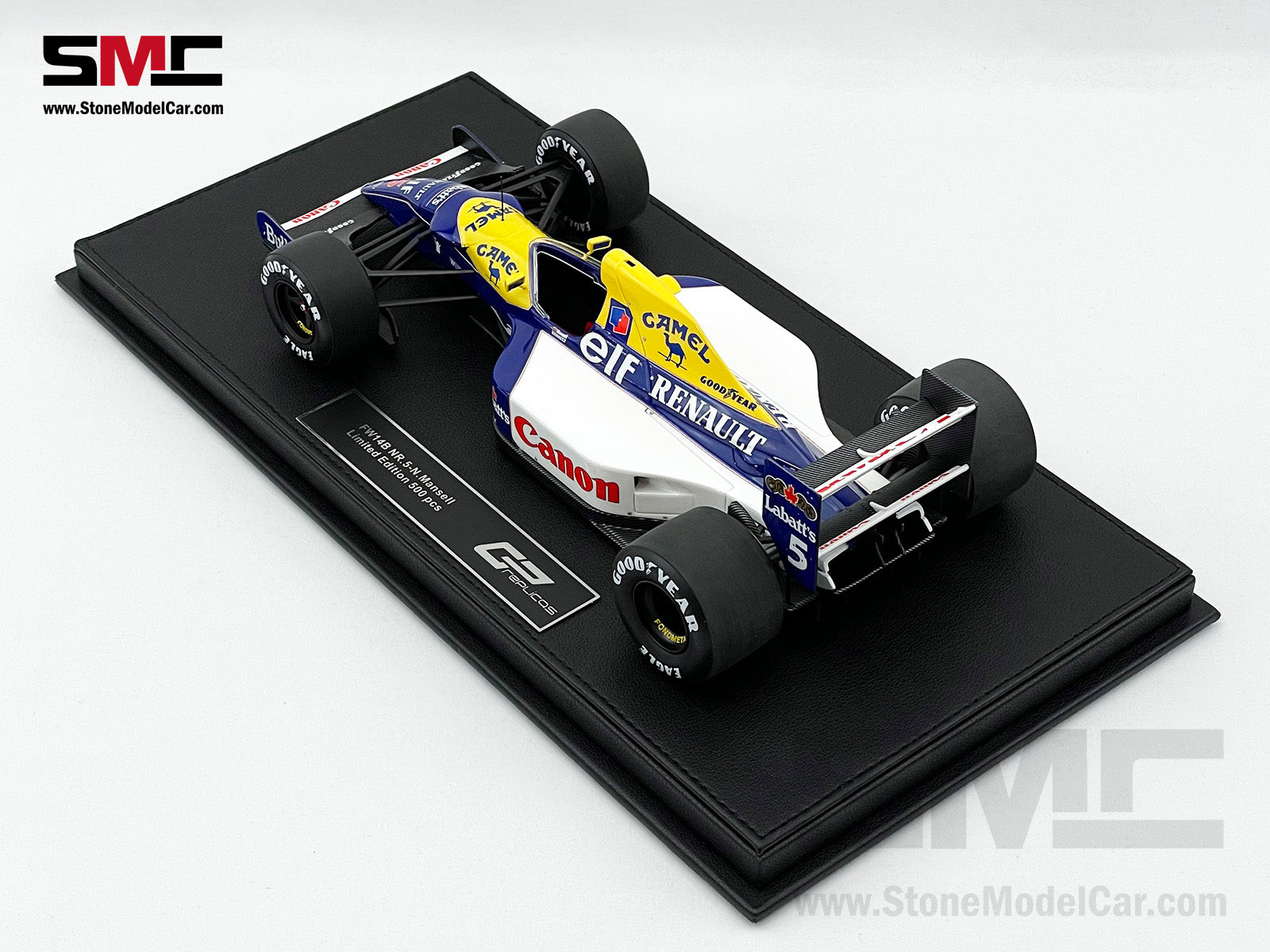 Williams F1 FW14B #5 Nigel Mansell 1992 World Champion 1:18 GP Replicas  with CAMEL Decal