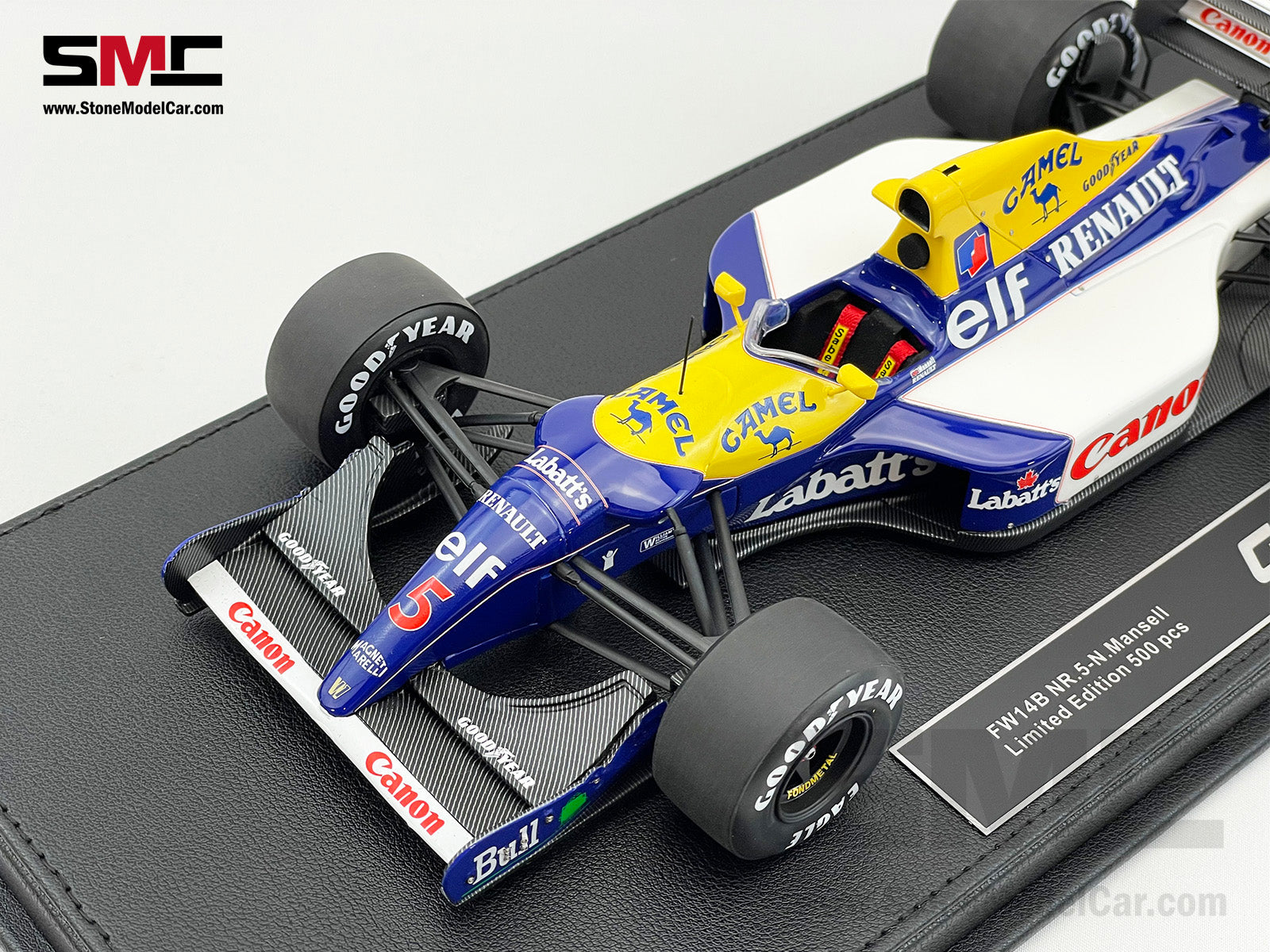 Williams F1 FW14B #5 Nigel Mansell 1992 World Champion 1:18 GP Replicas  with CAMEL Decal