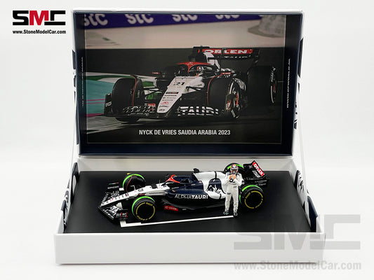 Alpha Tauri F1 AT04 #21 Nyck de Vries Saudi Arabia GP 2023 Spark 1:43 Special Figure