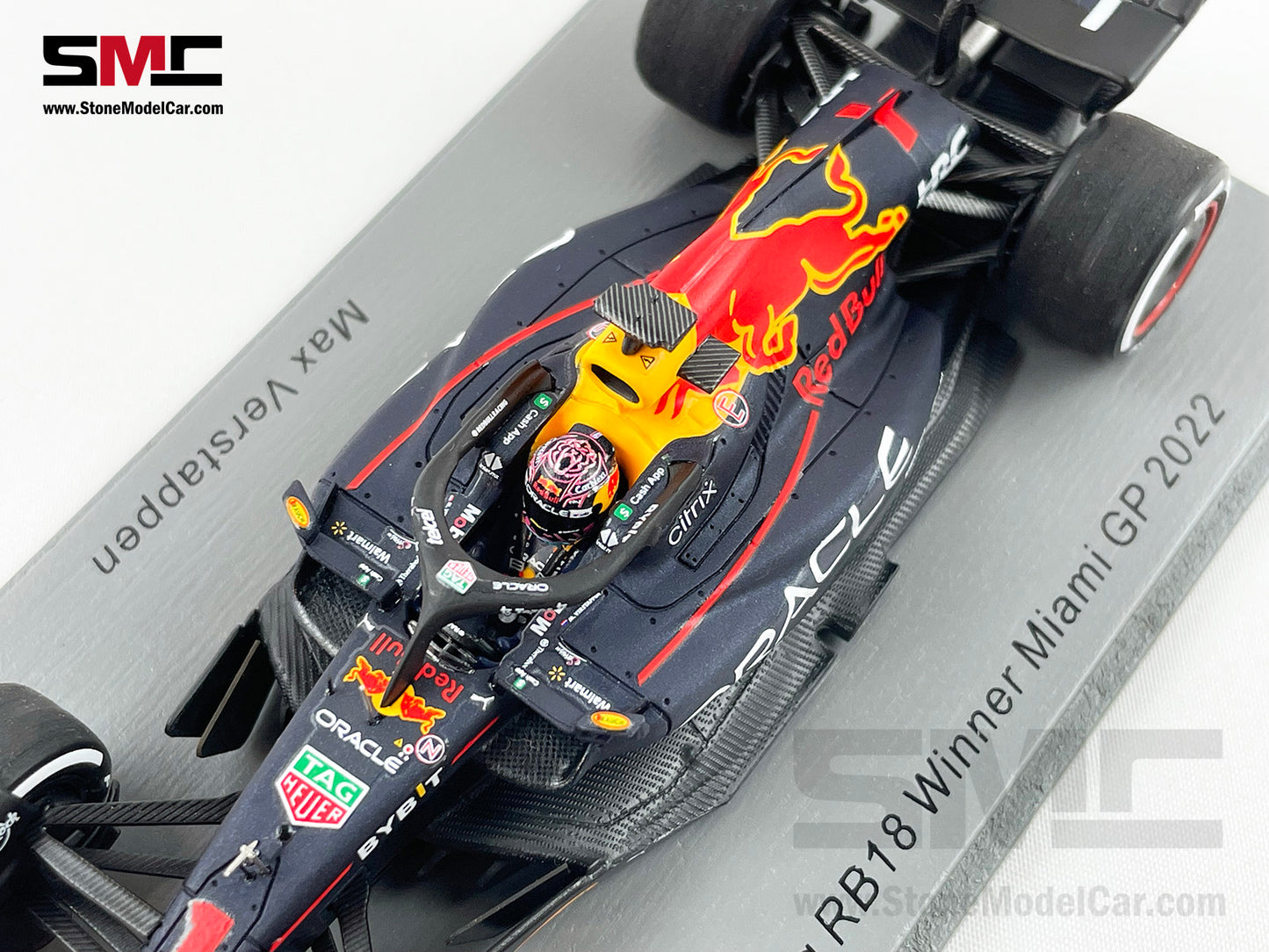 2022 World Champion Red Bull F1 RB18 #1 Max Verstappen US Miami 1:43 Spark S8534