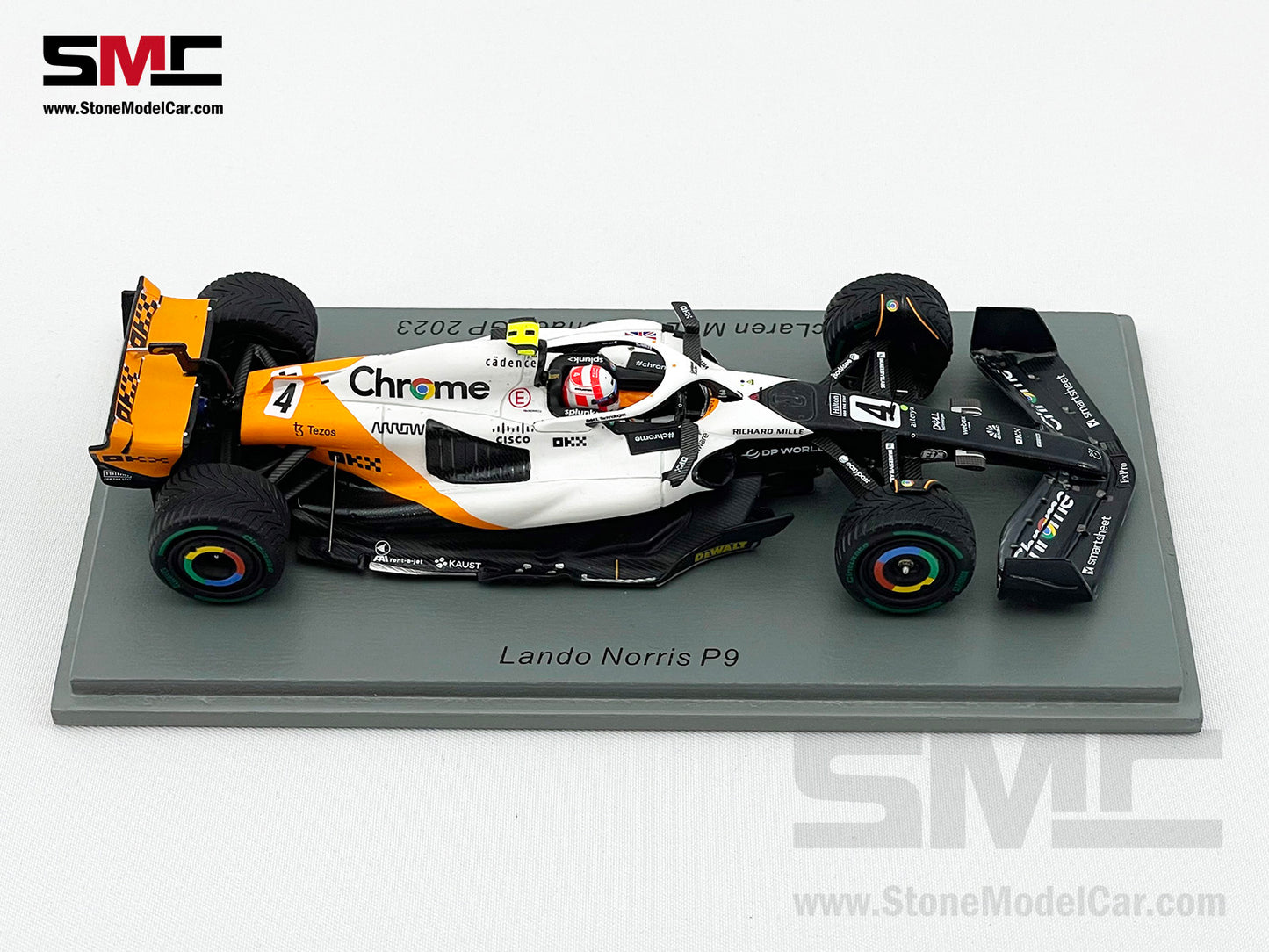 McLaren F1 MCL60 #4 Lando Norris 9th Monaco GP 2023 Triple Crown Livery Spark 1:43 S8583