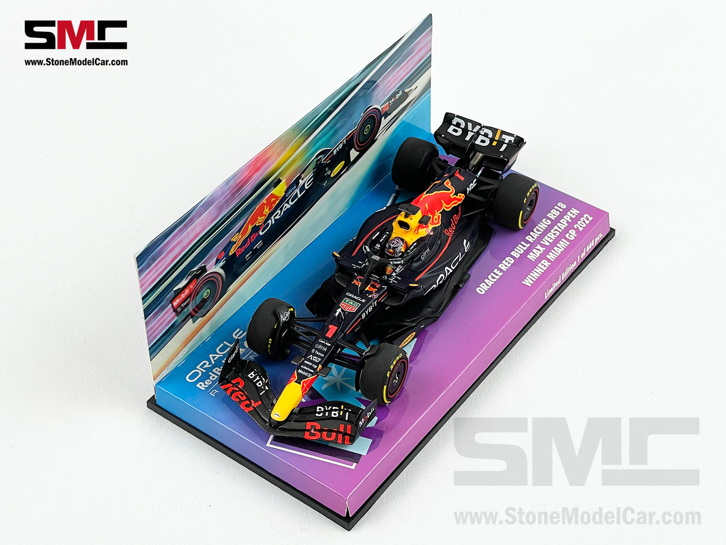 2022 World Champion Red Bull F1 RB18 Max Verstappen US Miami 1:43 MINICHAMPS