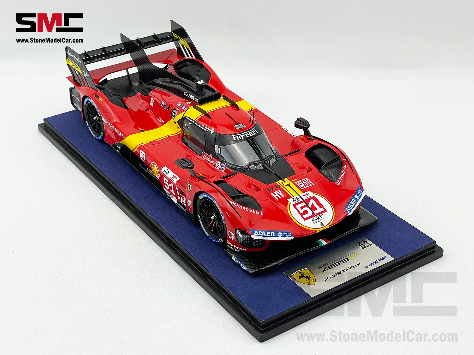 スパークモデル Looksmart 1/18 Ferrari 499P LMH Team Ferrari AF Corse Le Mans'23 #51  Winner A. Pier Guidi - J. Calado - A. Giovinaz - 自動車