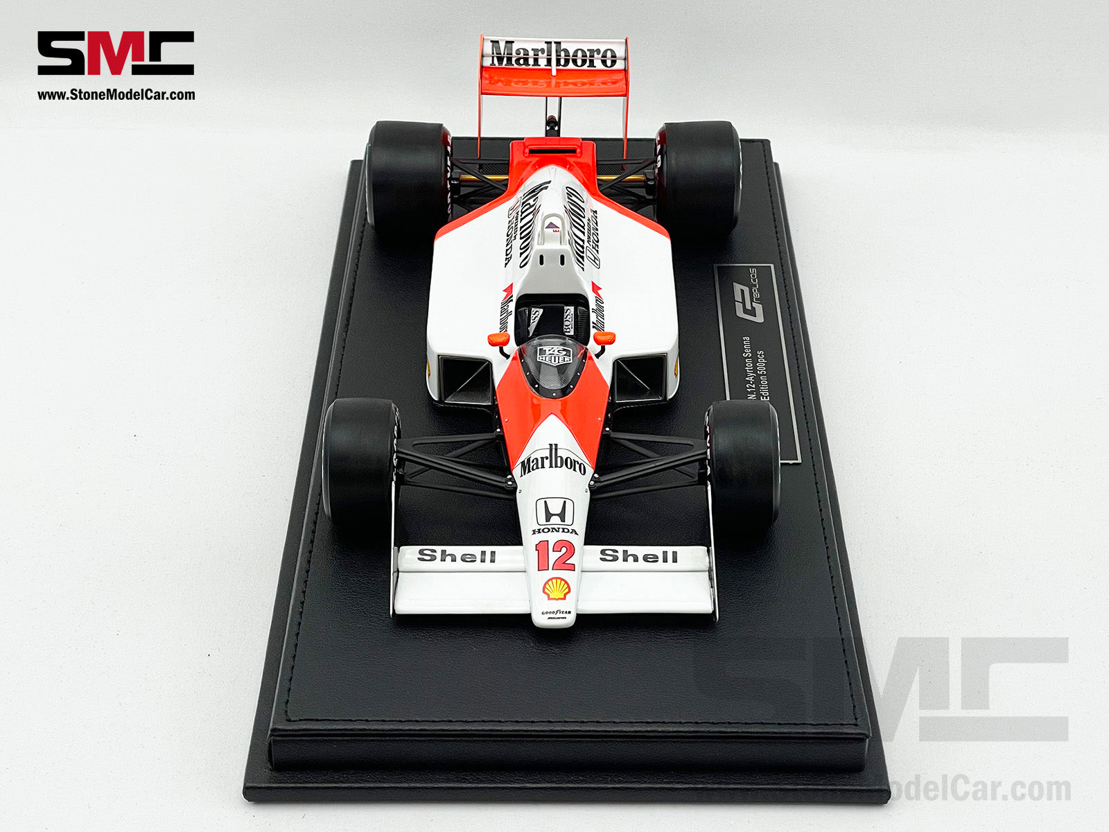 Mclaren MP4/4 #12 Ayrton Senna 1988 F1 World Champion 1:18 GP REPLICAS with  Decal