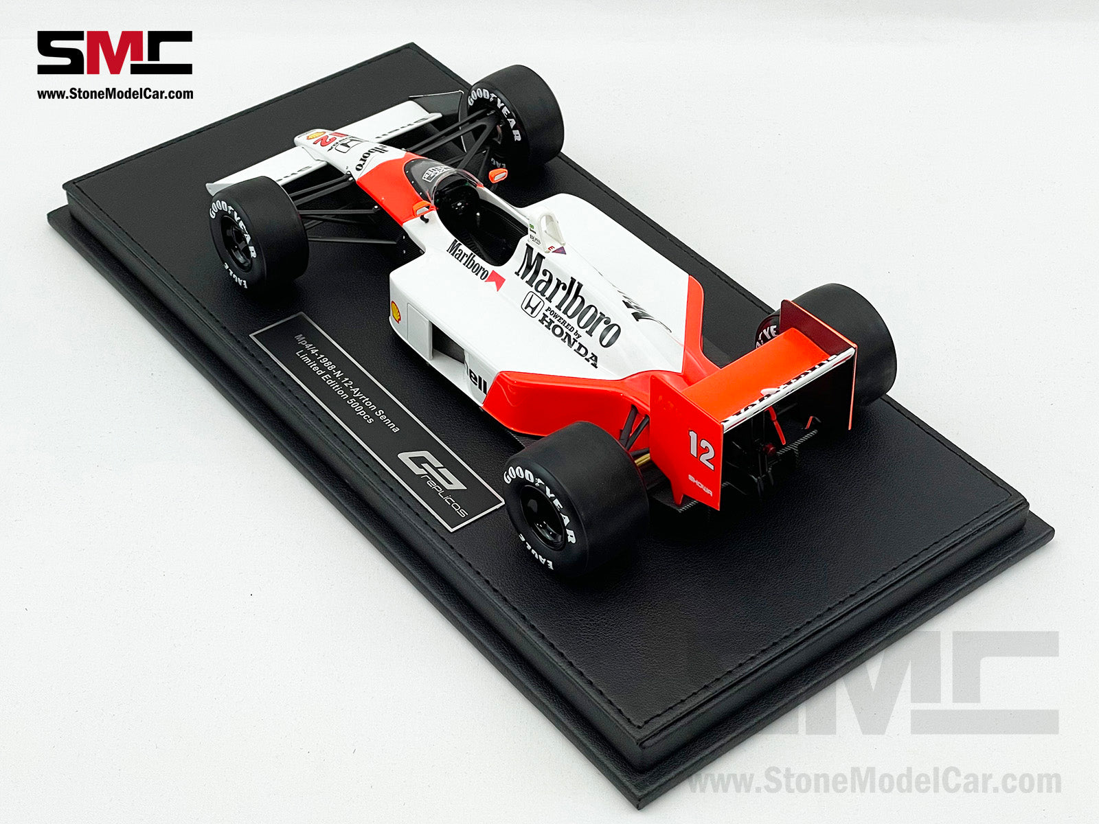 Mclaren MP4/4 #12 Ayrton Senna 1988 F1 World Champion 1:18 GP REPLICAS with  Decal