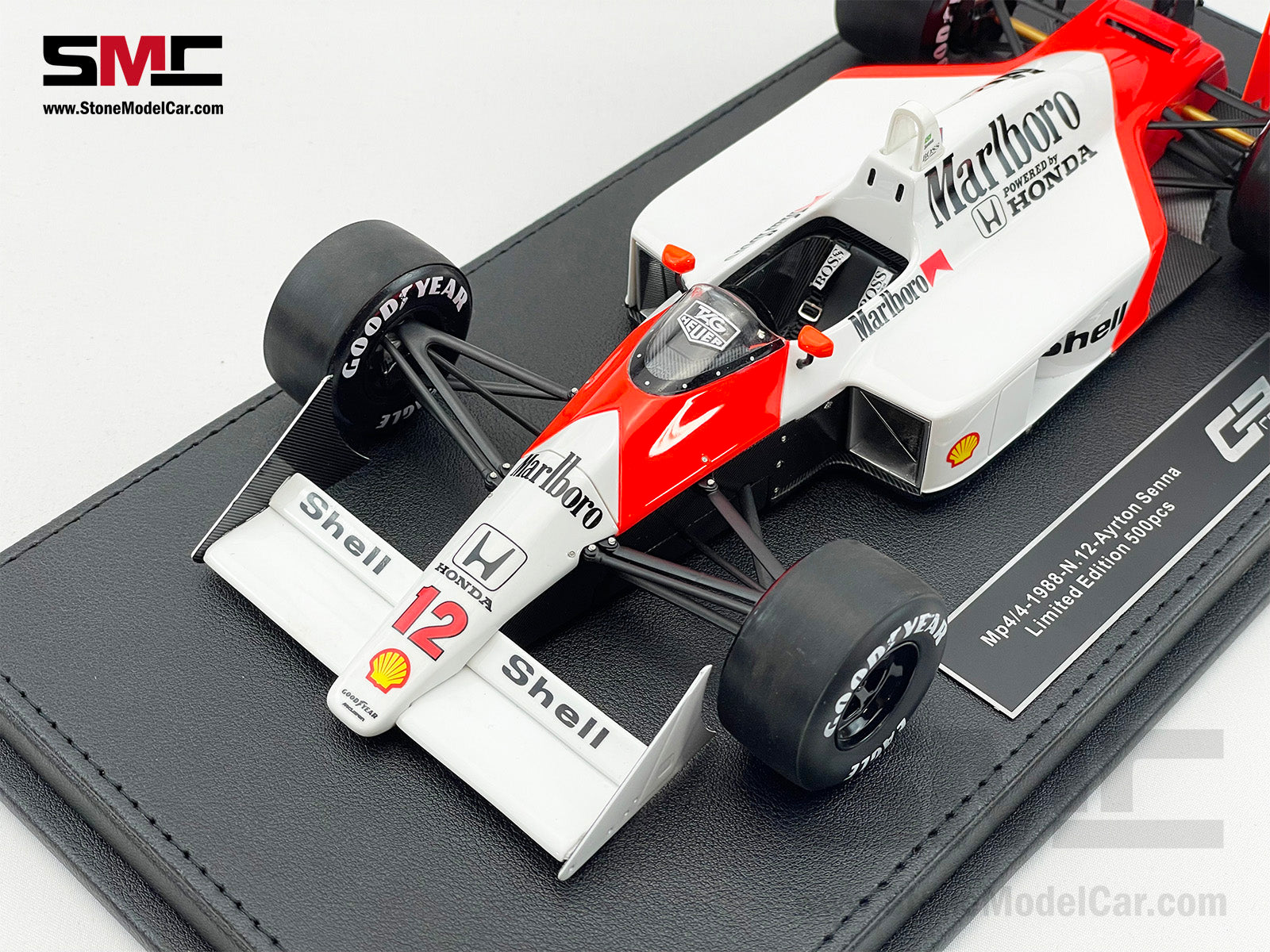 Mclaren MP4/4 #12 Ayrton Senna 1988 F1 World Champion 1:18 GP REPLICAS with  Decal