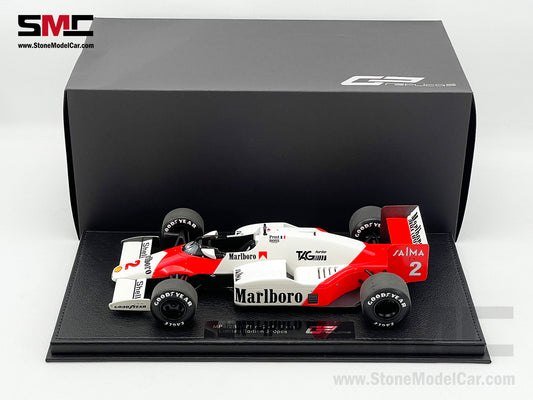 Mclaren MP4/2B F1 #2 Alain Prost 1985 World Champion 1:18 GP REPLICAS with Marlboro Decal