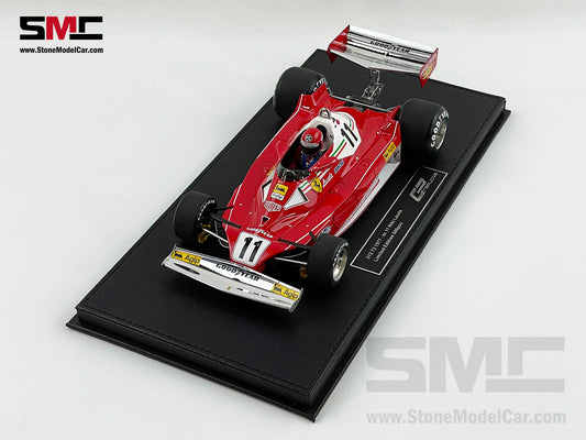 Ferrari F1 312 T2 11 Niki Lauda 1977 World Champion with Driver 1:18 GP REPLICAS