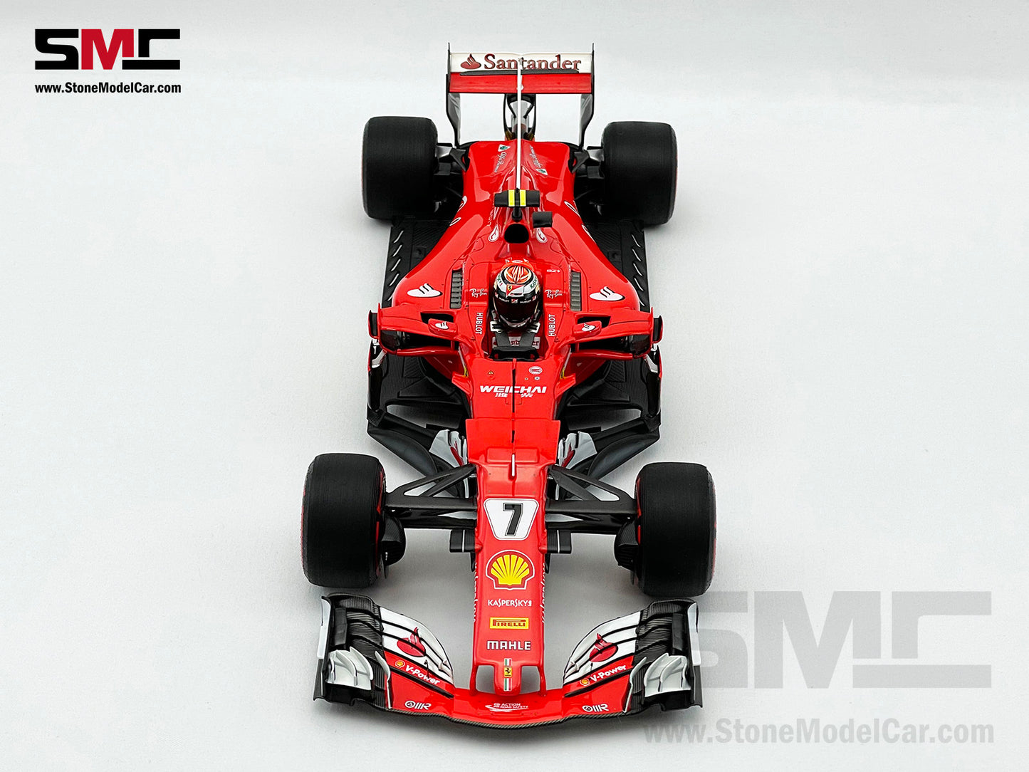 BBR 1:18 Ferrari F1 SF70H #7 Kimi Raikkonen Italy GP Monza 2017 70th Anniversary