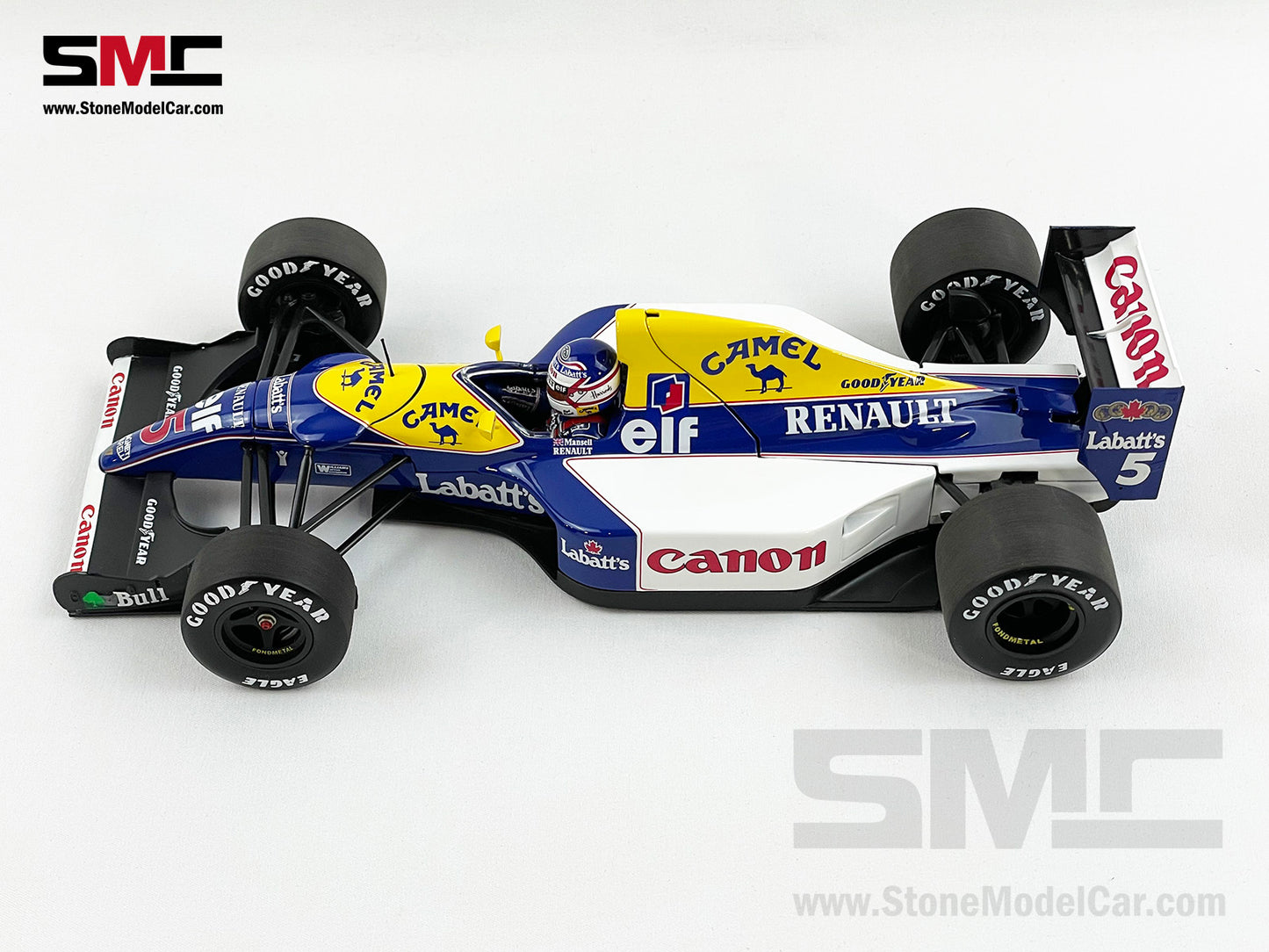 Williams F1 FW14B #5 Nigel Mansell 1992 World Champion 1:18 MINICHAMPS w CAMEL Decal