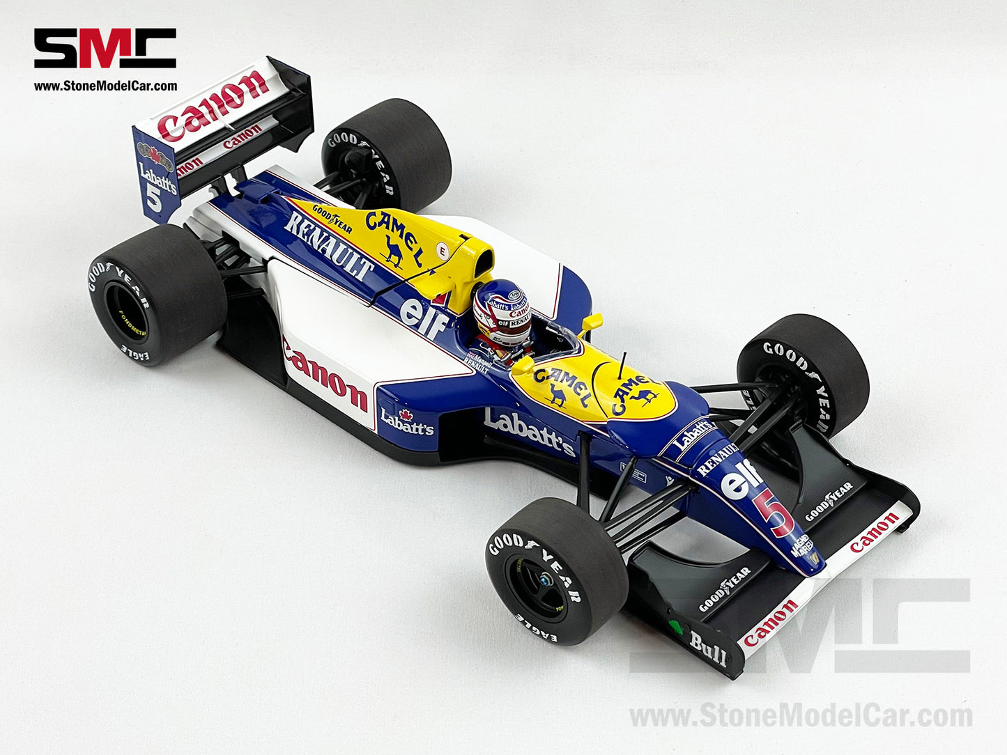 Williams F1 FW14B #5 Nigel Mansell 1992 World Champion 1:18 MINICHAMPS w CAMEL Decal