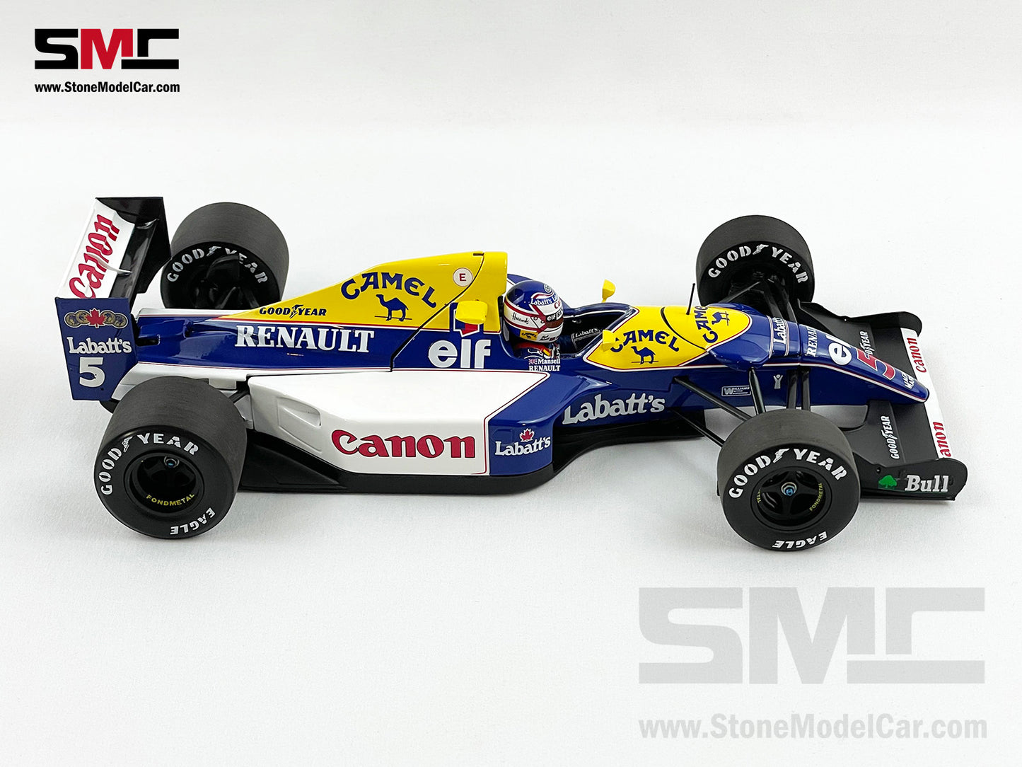 Williams F1 FW14B #5 Nigel Mansell 1992 World Champion 1:18 MINICHAMPS w CAMEL Decal