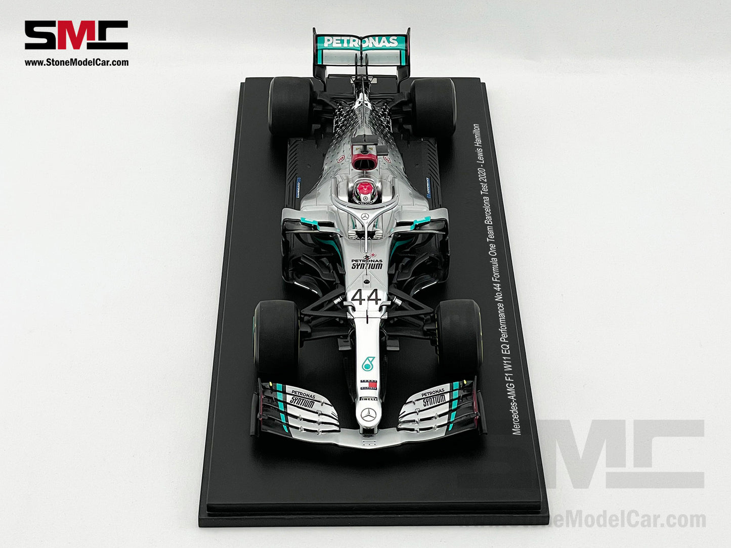 [Pre-Order] 2020 7x World Champion Mercedes F1 W11 #44 Lewis Hamilton Barcelona Test 1:18 Spark