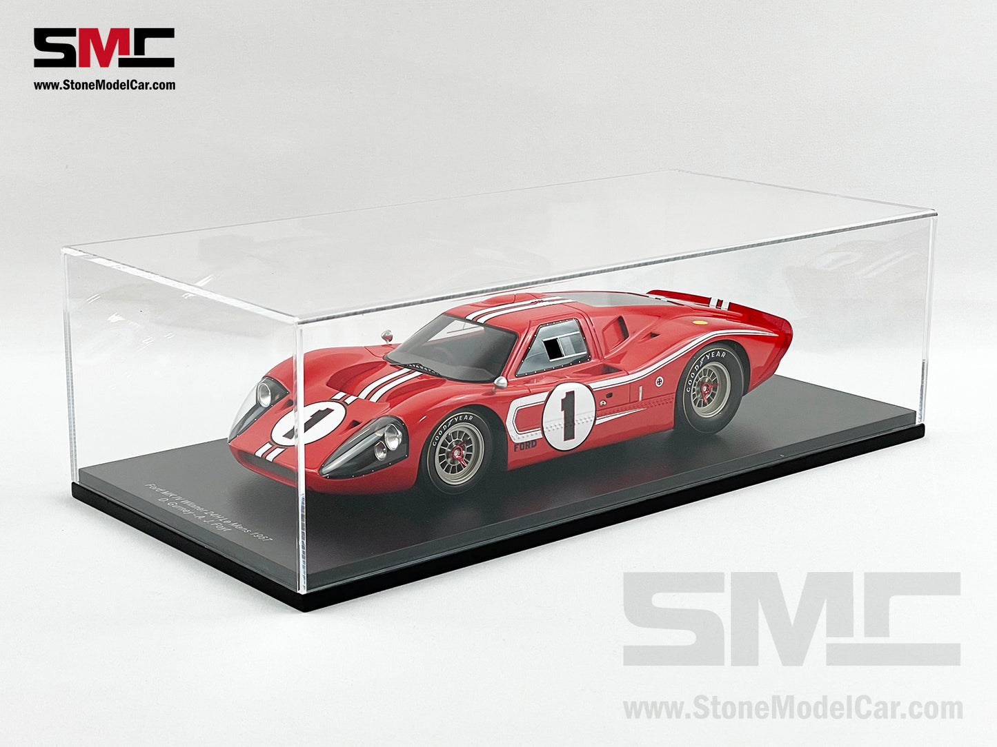 24h Le Mans 1967 Winner Shelby American #1 Ford GT40 MK IV 1:18 Spark 18LM67