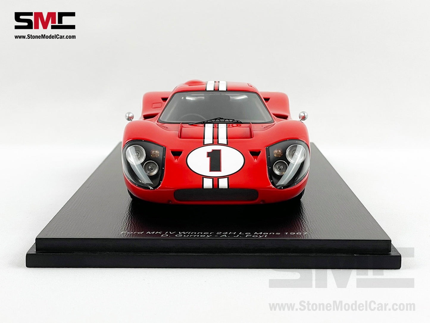 24h Le Mans 1967 Winner Shelby American #1 Ford GT40 MK IV 1:18 Spark 18LM67