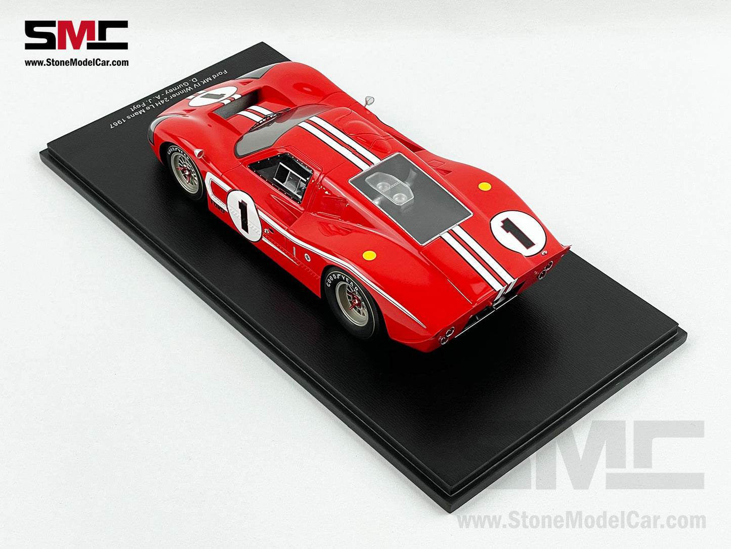 24h Le Mans 1967 Winner Shelby American #1 Ford GT40 MK IV 1:18 Spark 18LM67