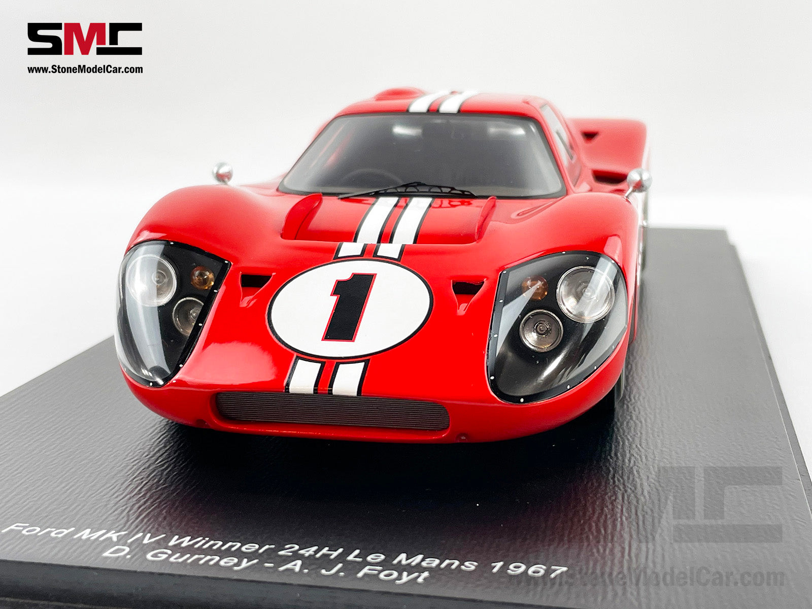 24h Le Mans 1967 Winner Shelby American #1 Ford GT40 MK IV 1:18 Spark 18LM67