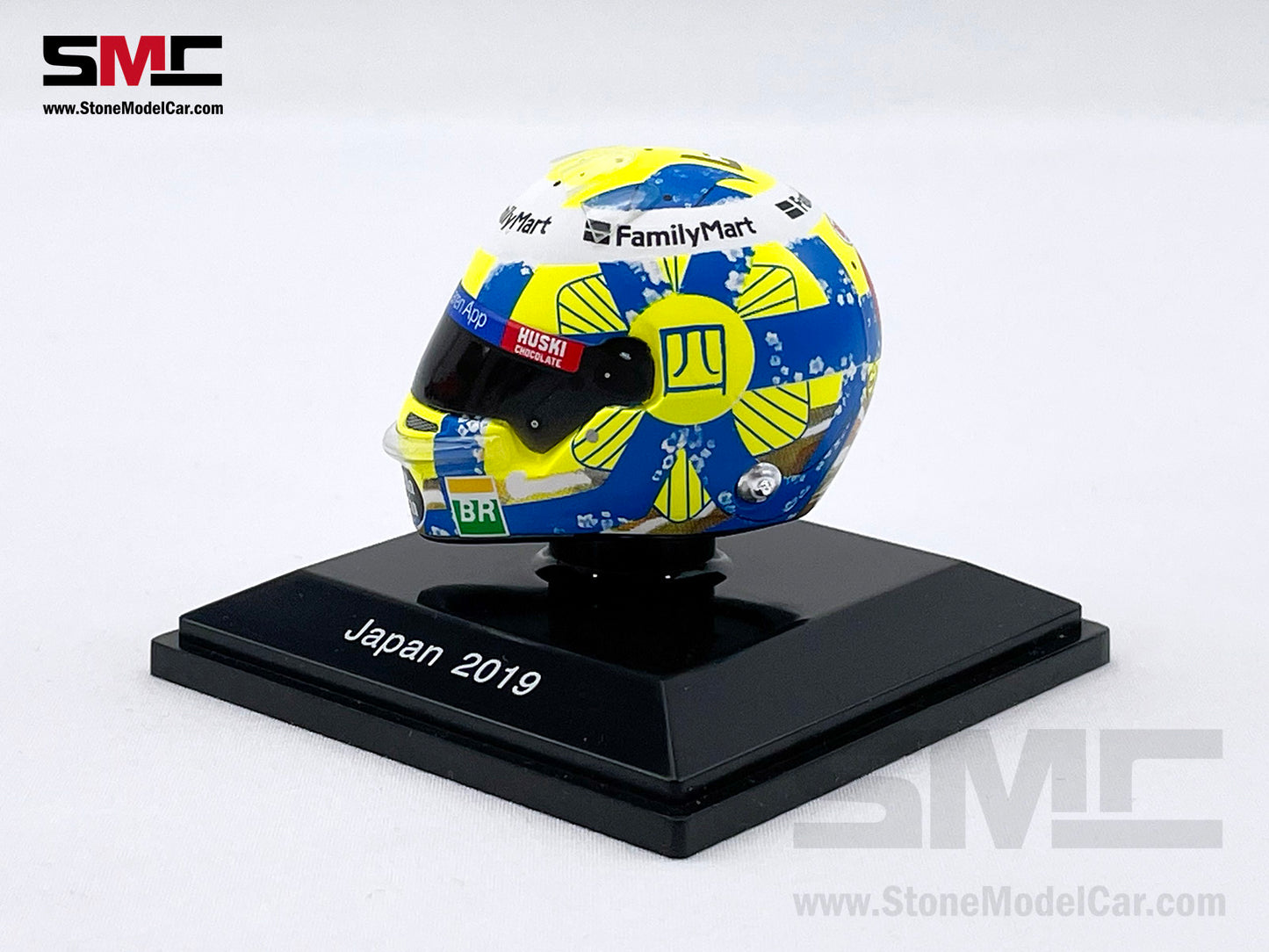 Mclaren F1 MCL34 #4 Lando Norris Japan GP 2019 Spark 1:8 Miniature Helmet Model