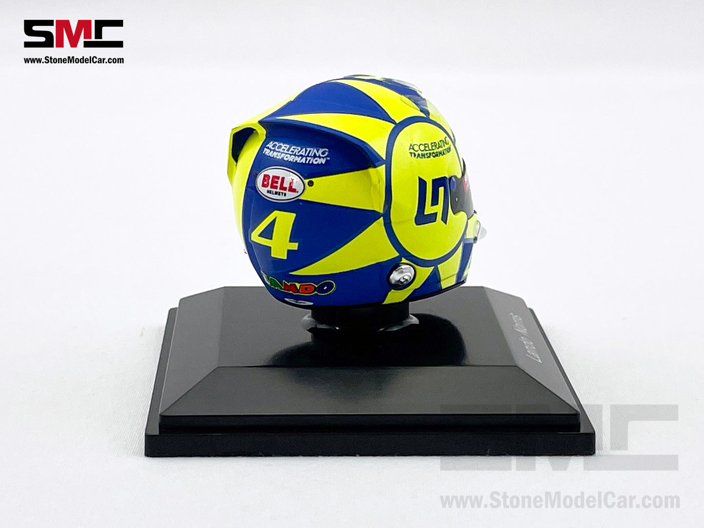 Mclaren F1 MCL34 #4 Lando Norris Italy GP 2019 Spark 1:8 Miniature Helmet Model