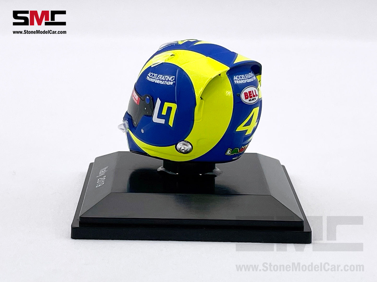 Mclaren F1 MCL34 #4 Lando Norris Italy GP 2019 Spark 1:8 Miniature Helmet Model