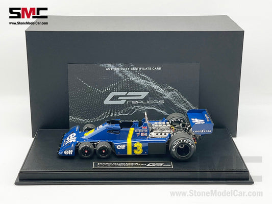 Tyrrell F1 P34 #3 Jody Scheckter Sweden Winner 1976 Six Wheels 1:18 GP REPLICAS