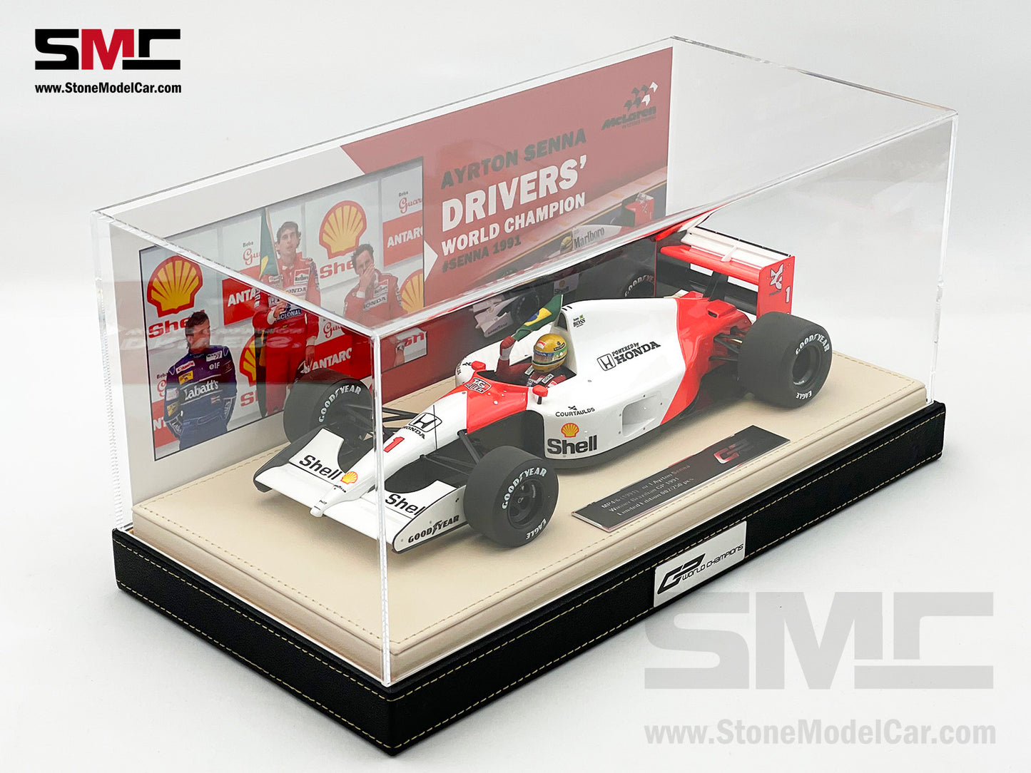 Mclaren F1 MP4/6 #1 Ayrton Senna Brazil GP 1991 World Champion 1:18 GP REPLICAS