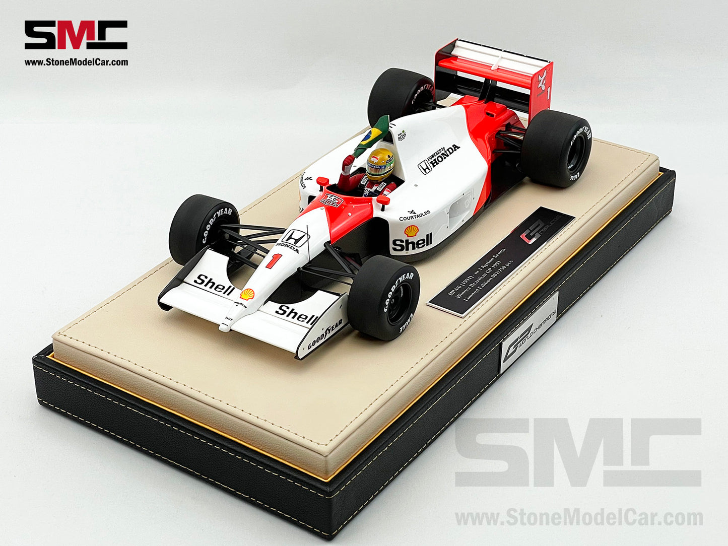 Mclaren F1 MP4/6 #1 Ayrton Senna Brazil GP 1991 World Champion 1:18 GP REPLICAS