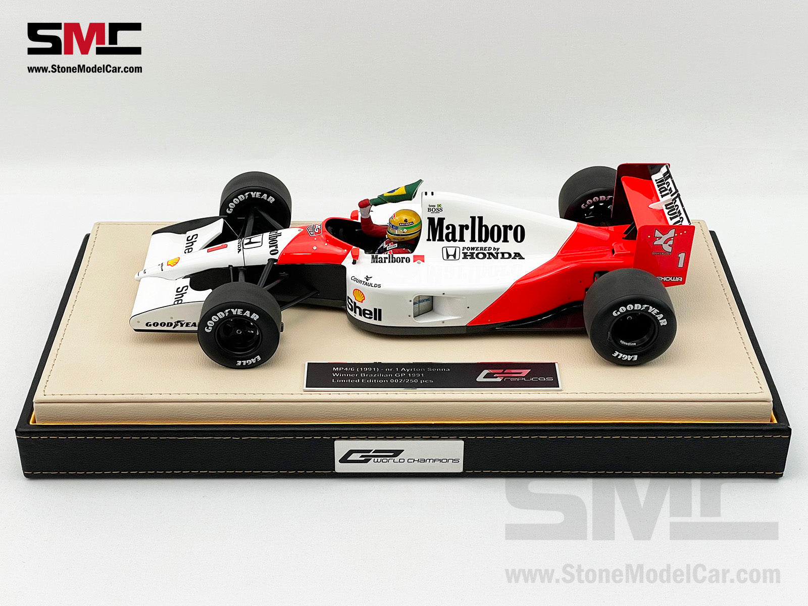 Mclaren F1 MP4/6 #1 Ayrton Senna Brazil GP 1991 World Champion 1:18 GP  REPLICAS