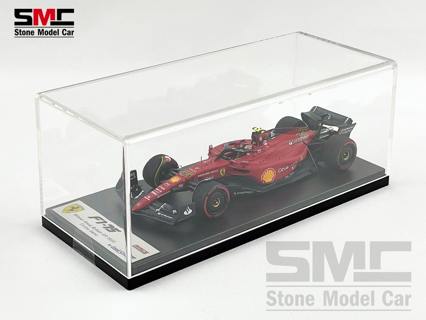 Ferrari F1 F1-75 #55 Carlos Sainz Great Britain GP 1st Win 2022 1:43 Looksmart