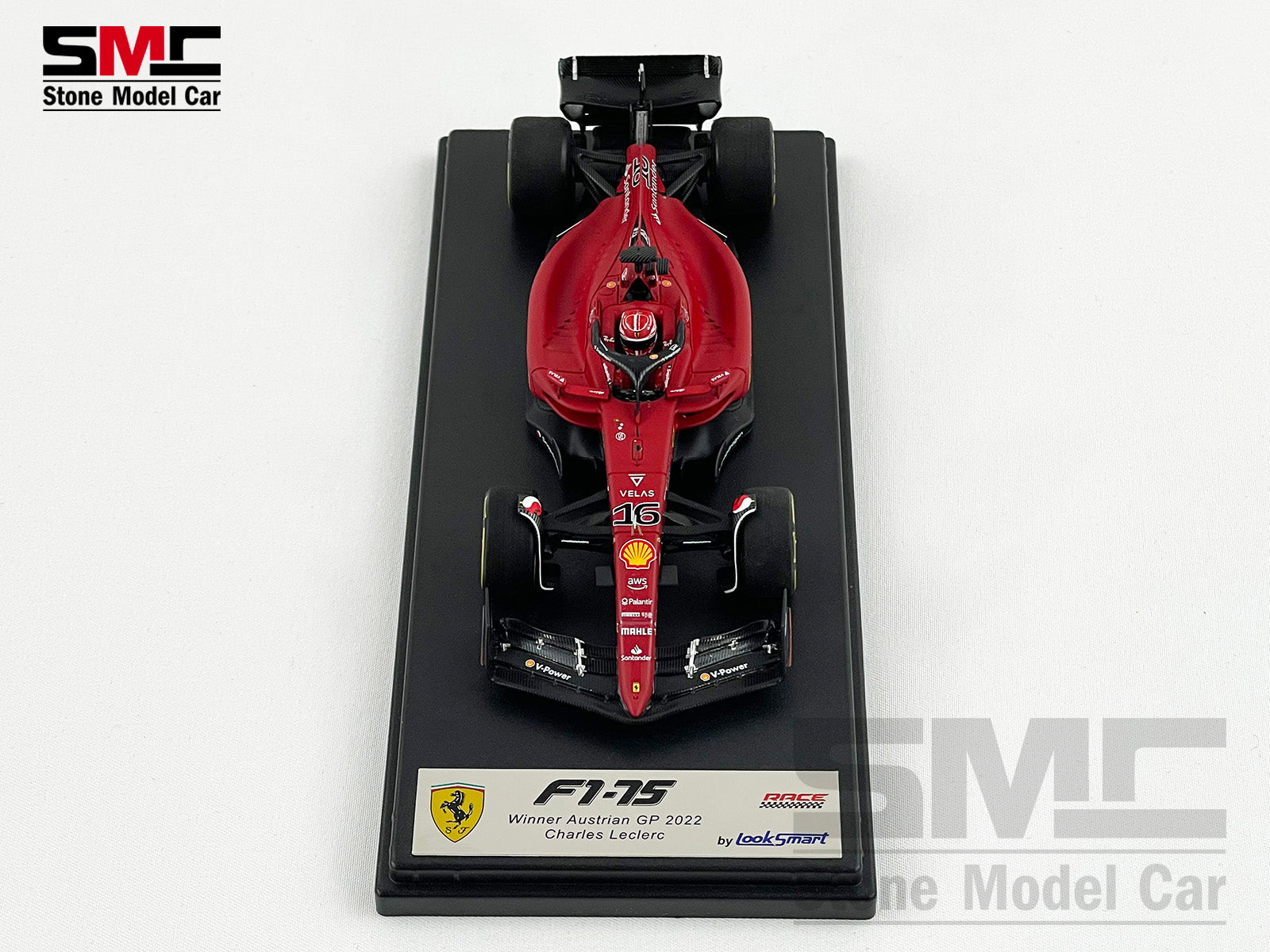 2022 F1 Ferrari F1-75 #16 Charles Leclerc Bahrain Winner 1st Win Looksmart  1:18